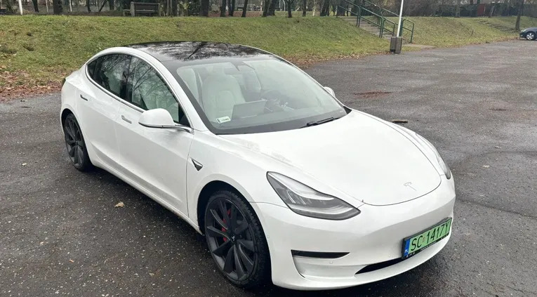 tesla model 3 lubelskie Tesla Model 3 cena 149000 przebieg: 45000, rok produkcji 2020 z Częstochowa